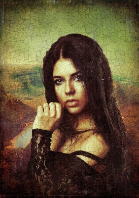 Picture Mona Lisa als Teenager